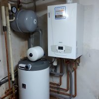 Kondenzační kotel BAXI Luna Platinum +1.24 vč. 100L zásobníku pro ohřev teplé vody