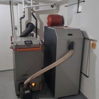 Kombi kotel na dřevo a pelety Blaze Harmony PRAKTIK COMBI 25 + zásobník na pelety 370L