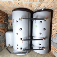 Zplynovací kotel Blaze Green 26kW
2× akumulační nádoba Reflex objem 1000l + expanzomat N300/6bar
Plynový kondenzační kotel Baxi Luna Classic 1.24 + zásobník TUV Dražice objem 300l
Instalace na klíč včetně vyřízení dotace v programu Nová zelená úsporám