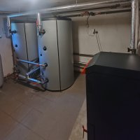 Zplynovací kotel na dřevo Blaze Harmony NATURAL PLUS 25 + 2x akumulační nádrž 800L