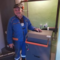 Zplynovací kotel na dřevo Blaze Harmony NATURAL PLUS 25 vč. 800L akumulační nádoby