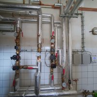 Kaskáda plynových kondenzačních kotlů Baxi Luna Duo-tec MP 1.50 (výkon celkem 90kW)