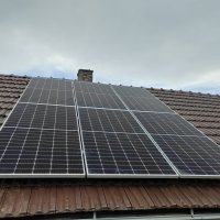 Instalace FV ohřevu vody - 6x FV panel Talesun 450Wp + FV střídač Solax Mini X1-3.0 vč. 200L zásobníku pro ohřev TUV