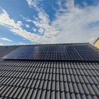Instalace FV ohřevu vody - 6x FV panel Canadian Solar 450Wp + FV střídač Solax Mini X1-3OK-S-D