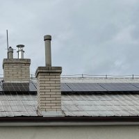 Instalace FV ohřevu vody - 6x FV panel Longi 425Wp + FV střídač Solax Mini X1-3.0 vč. 200L zásobníku pro ohřev TUV