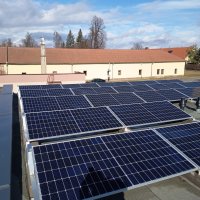 Realizace FTV elektrárny - FV panely Sunpro SP 450-144M 21ks + Solax G4 X3-Hybrid-10.0-D + 2x baterie Solax
