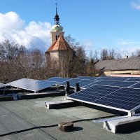 Realizace FTV elektrárny - FV panely Sunpro SP 450-144M 21ks + Solax G4 X3-Hybrid-10.0-D + 2x baterie Solax